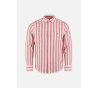 GANT Reg Cotton Linen Stripe Shirt L Rosa