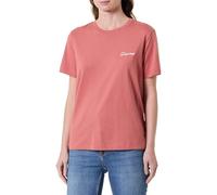 GANT Reg Cotton Script SS T-Shirt Camiseta, Rosa, XL Mujeres