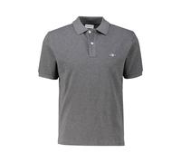 GANT REG EMB Archive Shield Polo Camisa, Antracit Melange, S para Hombre