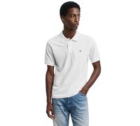 GANT Reg Emb Archive Shield Polo Camisa, Blanco, M Hombres