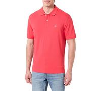 GANT Reg Emb Archive Shield - Polo para Hombre, Color Rojo Rosa, Talla L