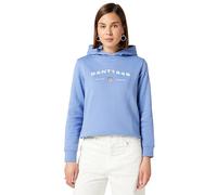 GANT Reg Graphic Hoodie Sudadera con Capucha, Azul grisáceo, XS para Mujer