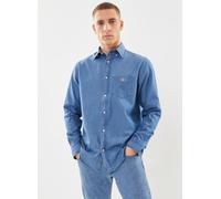 Camisa regular fit índigo Gant M