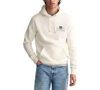 GANT Reg Medium Archive Shield Sudadera con Capucha, Fuente de Huevo, M para Hombre