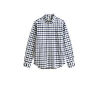 GANT Reg Oxford Check Shirt Camisa, Azul grisáceo, M Hombres