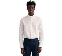 GANT REG Pinpoint Oxford - Camiseta clásica para Hombre, Color Blanco, Blanco, L