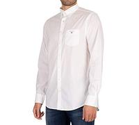 GANT Reg Pinpoint Oxford-Camiseta Camisa de Vestir, Blanco, XXXXL para Hombre