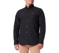 GANT REG Pinpoint Oxford - Camiseta clásica para Hombre, Color Negro, Negro, S