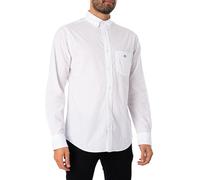 GANT REG Poplin - Camiseta clásica para Hombre, Color Blanco, Blanco, L