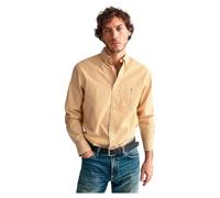 GANT REG Poplin - Camiseta de Rayas, Arce Amarillo, M