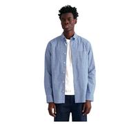 GANT Reg Poplin Gingham-Camiseta Camisa, Color Azul, XXXXXL Hombres