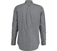GANT REG Poplin Gingham - Camiseta clásica para Hombre, Color Negro, Negro, XXXL