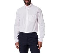 GANT REG Poplin Gingham - Camiseta clásica para Hombre, Color Rosa Claro, estándar, Rosa Claro, XXL