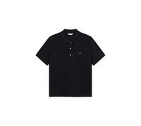 GANT Reg Shield Polo Piqué SS Camiseta Polo para Mujer Negro Algodón