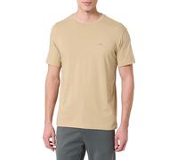 GANT REG Shield SS - Camiseta, Beige, M