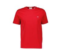 GANT Reg Shield SS Camiseta, Rojo rubí, M Hombres