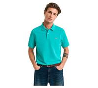 GANT Reg Shield SS Pique Polo Camisa, Azul, S Hombres