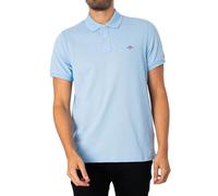 GANT Reg Shield SS Pique Polo Camisa, Capri Blue, 5XL para Hombre
