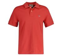 GANT Reg Shield SS Pique Polo Camisa, Color Rojo, L Hombres
