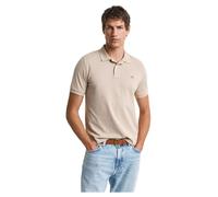 GANT Reg Shield SS Pique Polo Camisa, Dry Sand, M Hombres