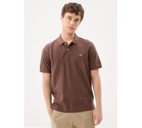 GANT Reg Shield Ss Pique Polo S Marrón