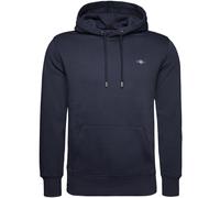 GANT Reg Shield Sudadera con Capucha Hombre Regular Azul Marino