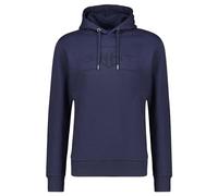 GANT Reg Tonal Shield Hoodie Sudadera con Capucha, Evening Blue, 3XL para Hombre