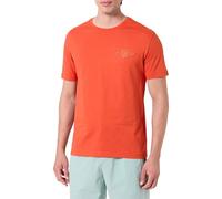 GANT Reg Tonal Shield SS T-Shirt Camiseta, Deep Orange, XL Hombres