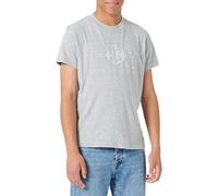 GANT Reg Tonal Shield SS T-Shirt Camiseta, Grey Melange, XXL para Hombre