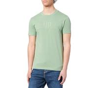 GANT Reg Tonal Shield SS T-Shirt Camiseta, Kalamata Green, XS Hombres