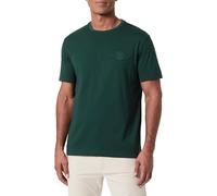 GANT Reg Tonal Shield SS T-Shirt Camiseta, Verde, S Hombres