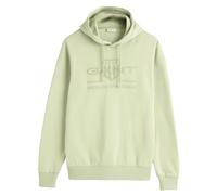 GANT Reg Tonal Shield-Sudadera con Capucha, Matcha lechosa, S para Hombre