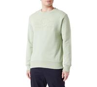 GANT Reg Tonal Shield-Sudadera con Cuello en C, Matcha lechosa, XL para Hombre