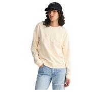 GANT Reg Tonal Shield - Sudadera con Cuello en C para Mujer, Lino, L