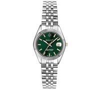 GANT Reloj de Cuarzo Sussex Mini Cuarzo 10 ATM, Plateado Verde, uno Que es, Pulsera