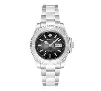 GANT Reloj de hombre Watertown G204001 de acero inoxidable plateado, 41 mm, esfera negra Sunray, mecanismo de cuarzo japonés, resistente al agua 10 ATM, cristal mineral