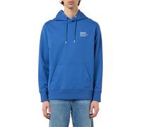 GANT Script Graphic Sweat Hoodie Sudadera con Capucha, Color Azul, XL para Hombre
