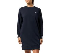 GANT Shield C-Neck Sweat Dress, Azul Noche, S