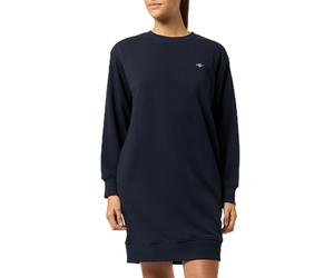 GANT Shield C-Neck Sweat Dress, Azul Noche, S