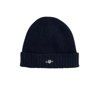 GANT Shield Wool Beanie Boina, Azul Marino, Talla única Unisex Adulto