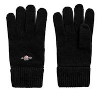 GANT Shield Wool Gloves Guantes, Black, Standard Unisex Adulto