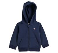 GANT Shield Zip Hoodie, Suéter cárdigan Bebé-Niños, Marine,