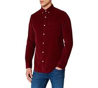 GANT Shirt D1. REG Corduroy BD-Camiseta, Plumped Red, L para Hombre