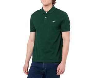 GANT Slim Shield SS Pique Polo, Verde, L