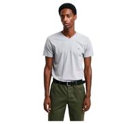 GANT Slim Shield V-Neck T-Shirt Camiseta, Grey Melange, XXL para Hombre