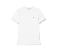 GANT Slim Shield V-Neck T-Shirt Camiseta, White, XXL para Hombre