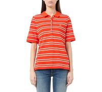 GANT Slim Stripe Shield SS Pique Polo Camisa, Marled Red, M Mujeres