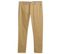GANT Slim Tech Prep Chinos Pantalones de Vestir, Dark Khaki, 34W / 32L para Hombre