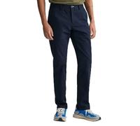 GANT Slim Tech Prep Chinos Pantalones de Vestir, Marine, 32W / 34L para Hombre