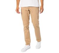 GANT Slim Twill Chinos Pantalones de Vestir, Caqui Oscuro, 40W / 32L para Hombre